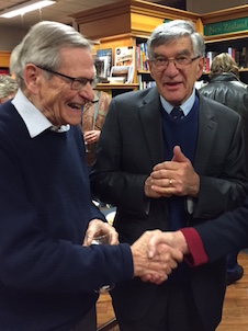 Stewart Truswell and Jim Mann at book launch