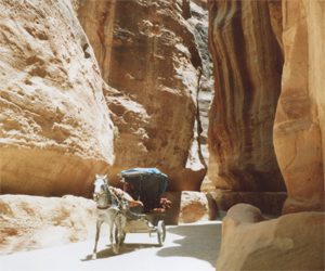 Ridin' with the locals, Petra, Jordan