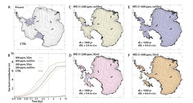Antarctic ice distribution image