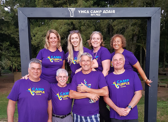 Camp Purple group photo