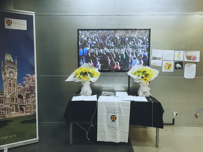 UOW condolence books for Christchurch image
