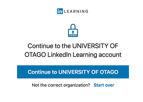 University of Otago Linkedin screen