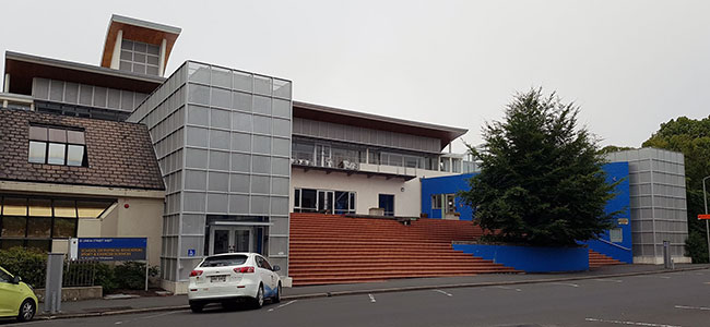 Physical Education Building outside
