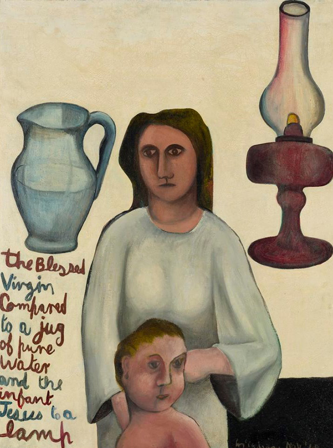 Colin McCahon - The Virgin and Child compared image