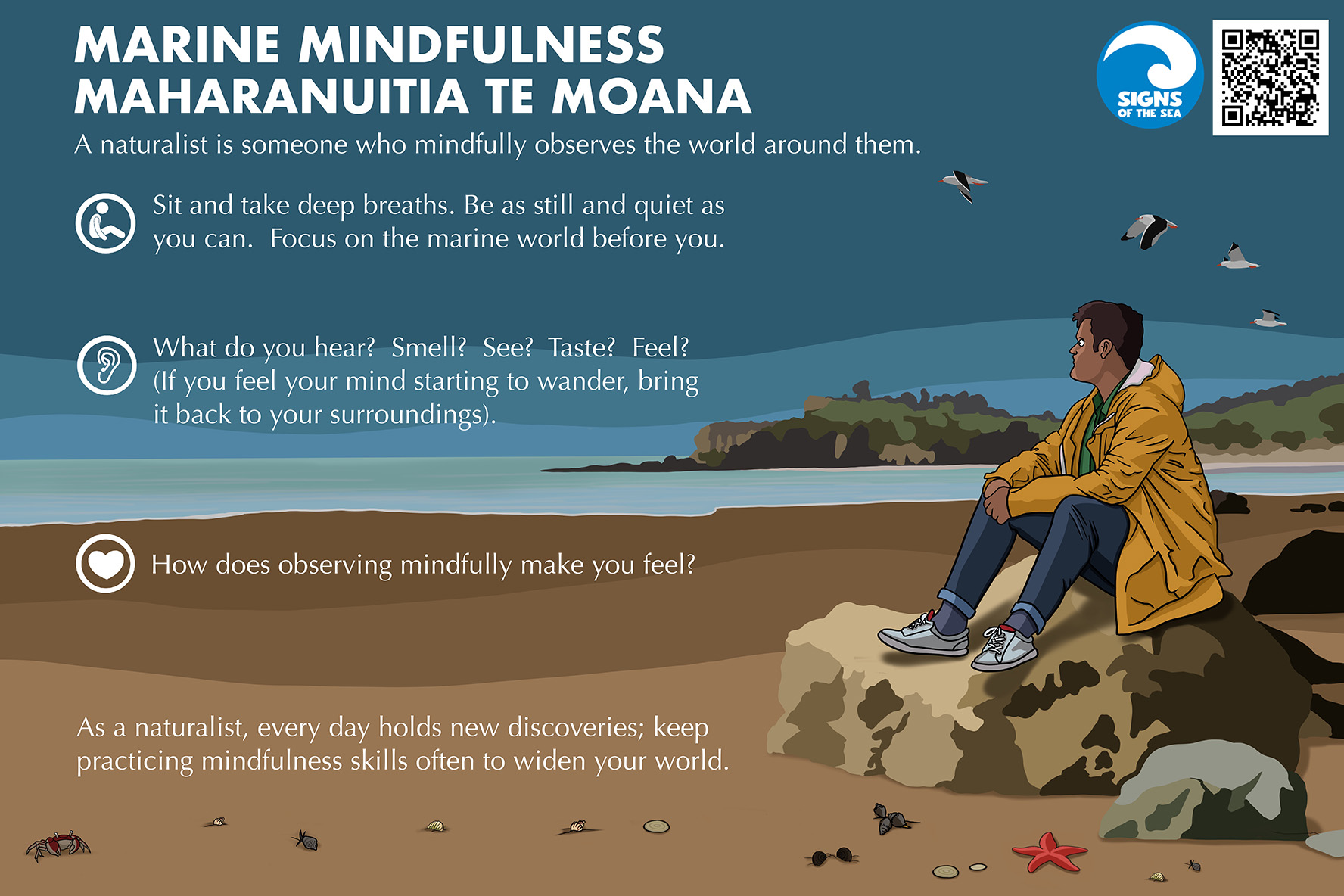 Marine Mindfulness sign image