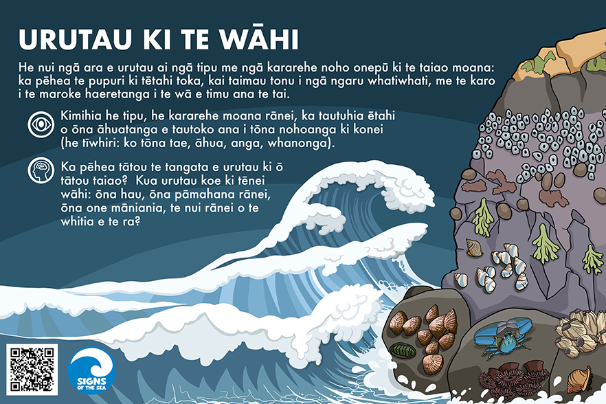 Urutau ki te Wāhi Sign image