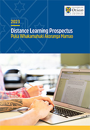 2022 Distance Learning Prospectus cover image