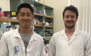 Joon Kim and Michael Perkinson in the CNE lab_thumb