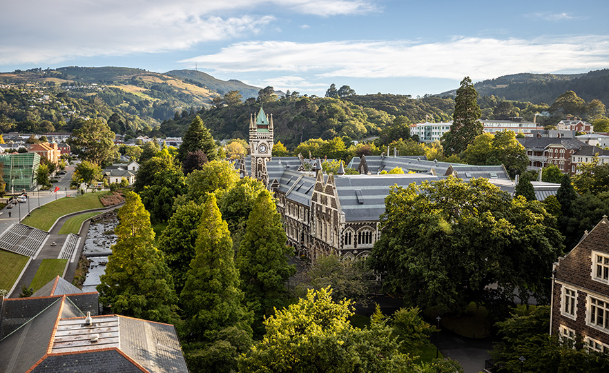 View of the University of Otago Clocktower Building and surrounds image