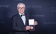 Professor Michael Baker with Callaghan Medal image thumbnail