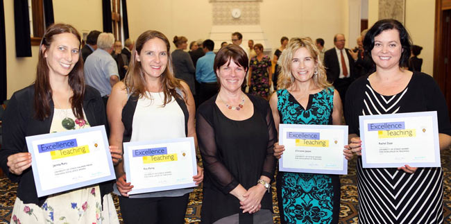 Teaching excellence winners image