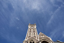 Clocktower angle sky image