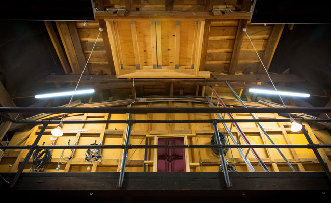 Allen Hall rafters image