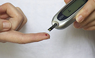 Diabetes test thumb