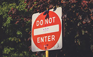 Do not enter road sign thumbnail