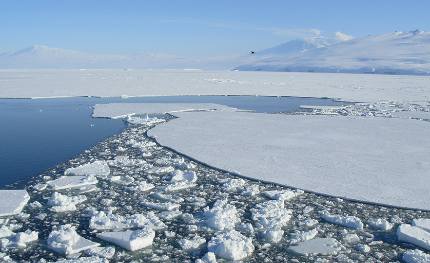 Sea ice in McMurdo Sound image