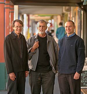 Dr Nick Wilson, Dr George Thomson and Associate Professsor Richard Edwards