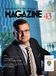 University of Otago Magazine 43 cover