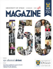 University of Otago Magazine issue 48 cover