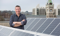 Michael Jack and solar panels 
