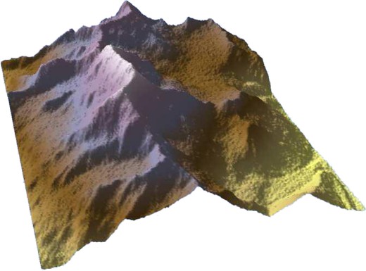 Digital Elevation Model of MtCook