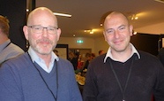Picture of Professor Nigel French (Massey University) and Dr Glen Carter (Peter Doherty Institute) at the QMB ID 2017 meeting