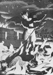 A Blake illustration from Milton's Paradise Lost
