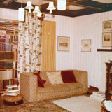 Photograph of the interior of Ernie Webber’s house, possibly 50 Seaview Road, Remuera. n.d.