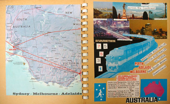 'Australia' in Maero Journals 'Here and There' Scrapbook, [1966]. 