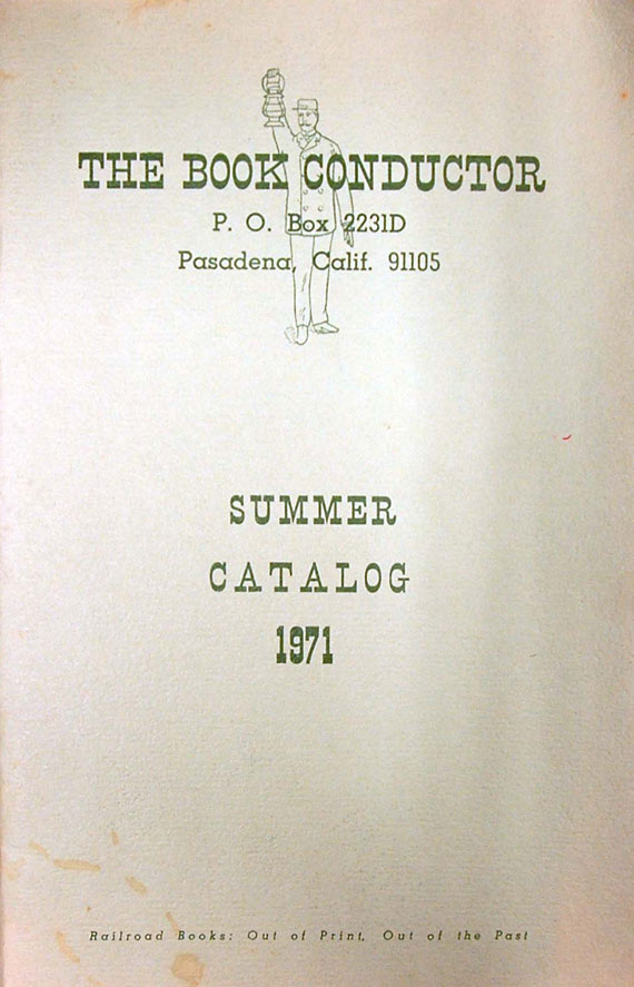 The Book Conductor Summer Catalog, 1971; 