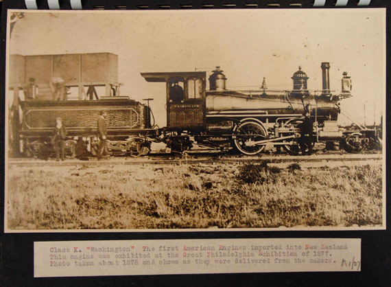 Class K88 'Washington', in Photograph Album of Trains in New Zealand, (n. d). 