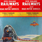 New Zealand Railways, Time-table of Train and Road Services North Island On and After Monday, May 22, 1950. Wellington: New Zealand Railways, 1950; 