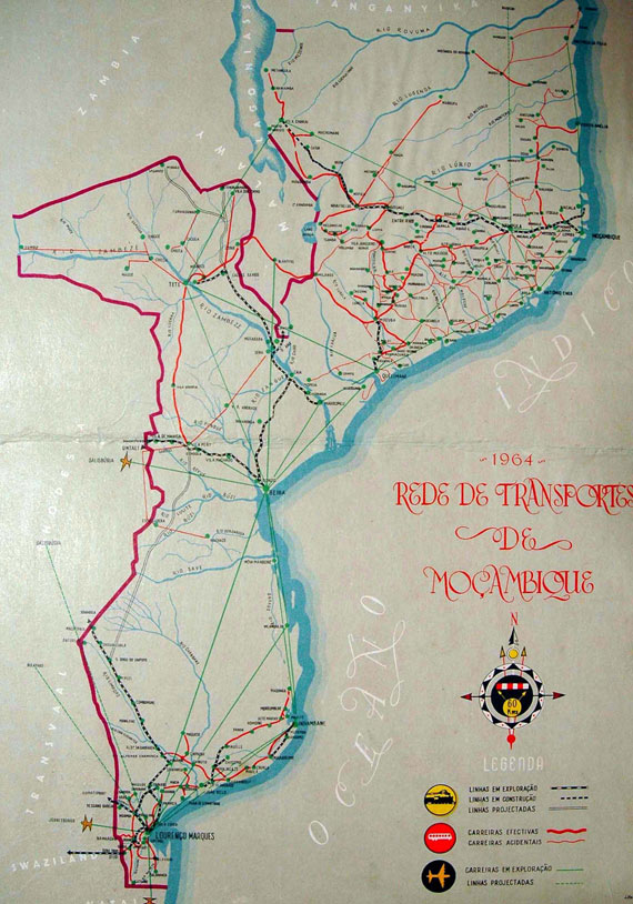 Rede de Transportes de Moçambique, 1964; 