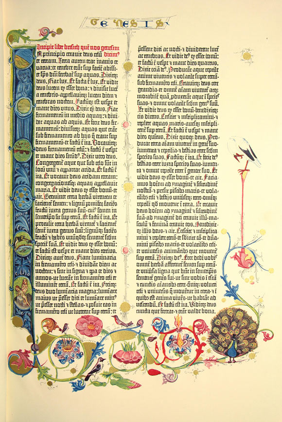 Gutenburg Bible. 