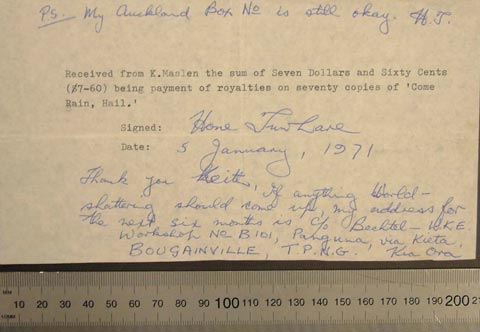 Tuwhare-Maslen receipt