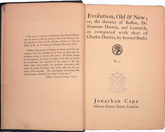 Evolution, Old and New