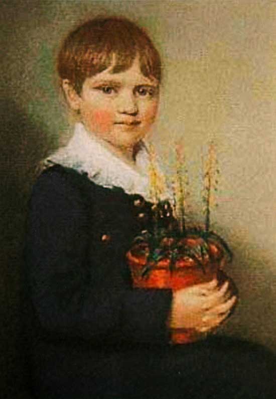 Charles Darwin aged 7