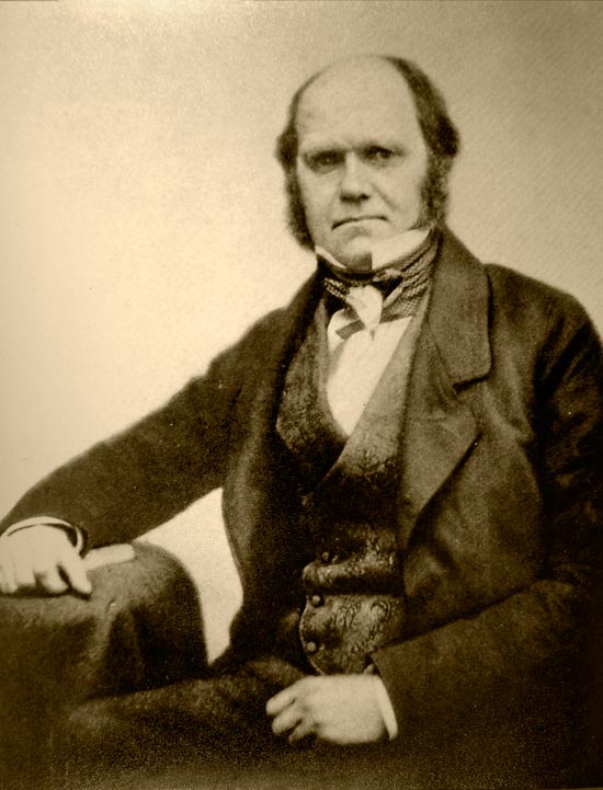 Photograph of Charles Darwin in 1860, aged 51