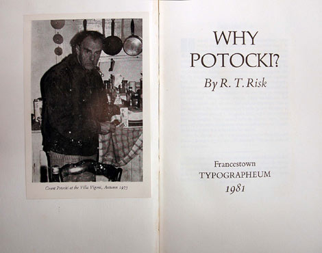 Why Potocki? 