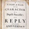 A Vindication of the Character of a Popish Successor: in a Reply to Two Pretended Answers to It