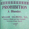 Prohibition. A Blunder