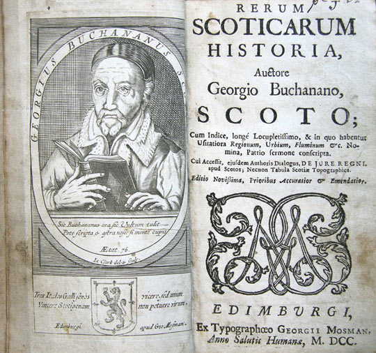 George Buchanan, Rerum Scoticarum Historia. 