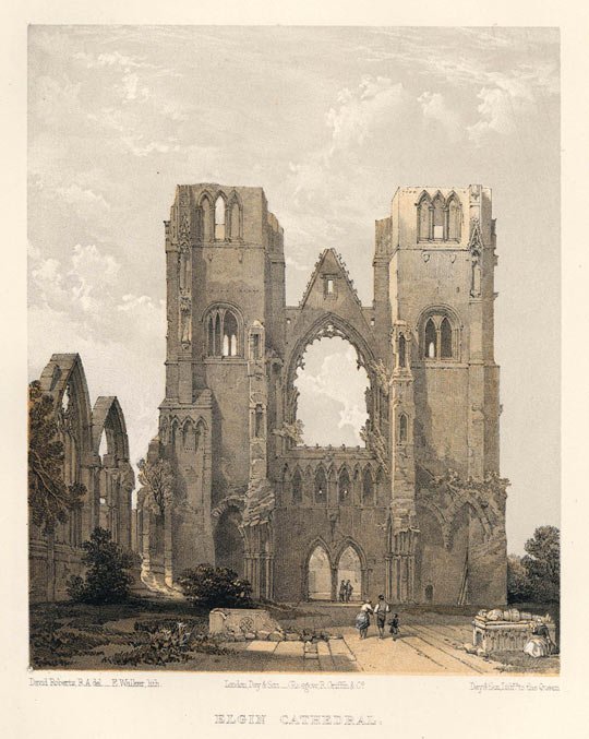 Elgin Cathedral. 