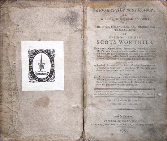 Biographia Scoticana. 