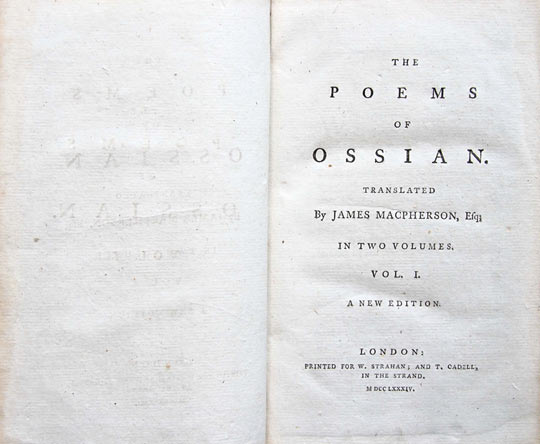 The Poems of Ossian. Vol. I. 