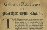 Gallienus Redivivus, or, Murther Will Out. 