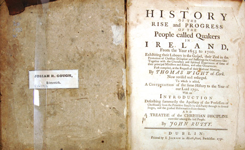A History of the Rise and Progress of the People Called Quakers in Ireland