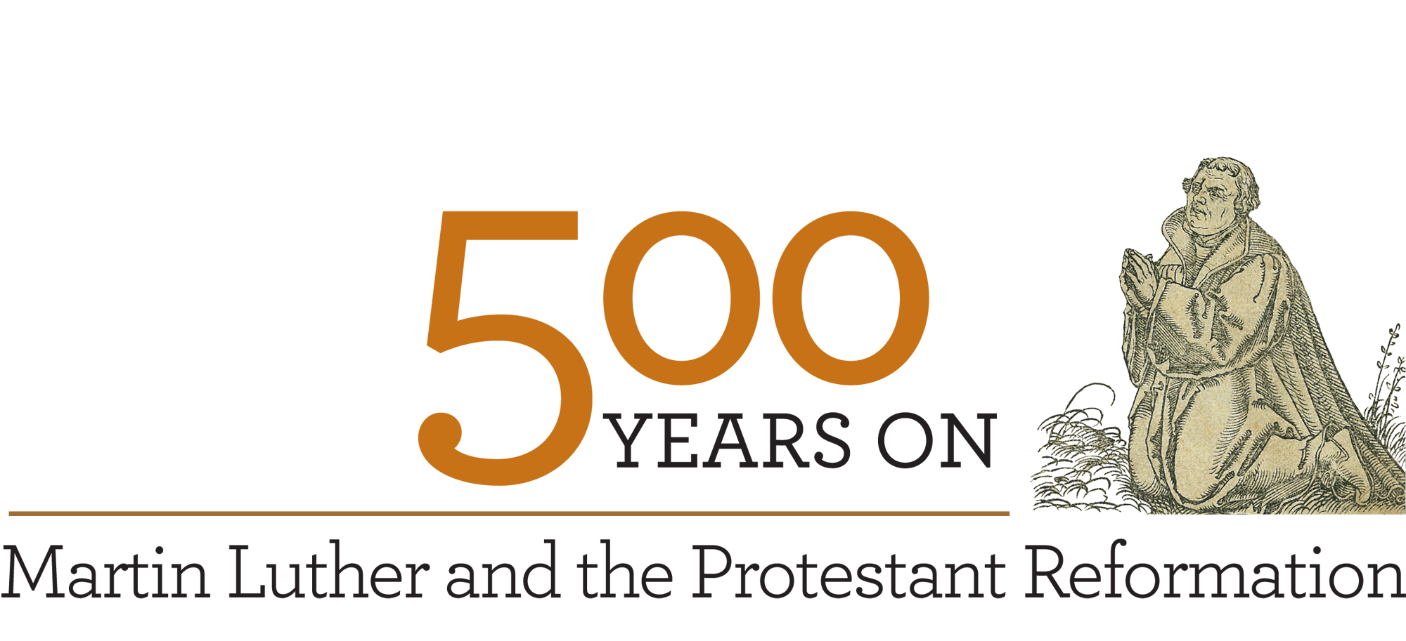 Banner image for exhibition 500 years on. Martin Luther and the Protestant Reformation