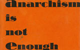 Anarchism is not enough. 