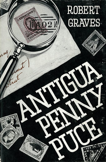 Antigua, Penny, Puce. 